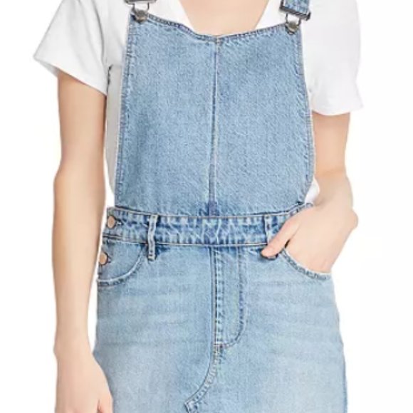 NWT Paige Retta Denim Overall Dress - Picture 1 of 6